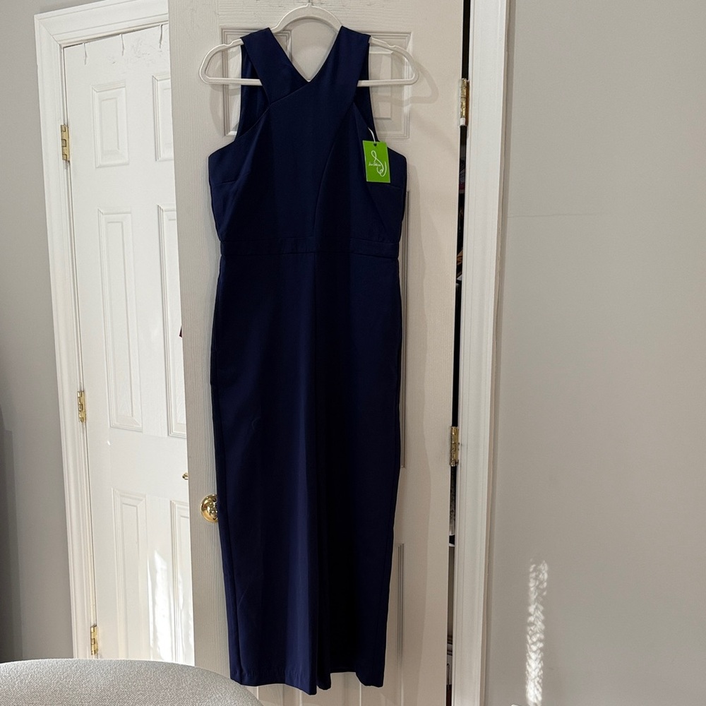 Sam Edelman Sleeveless Navy Maxi Dress